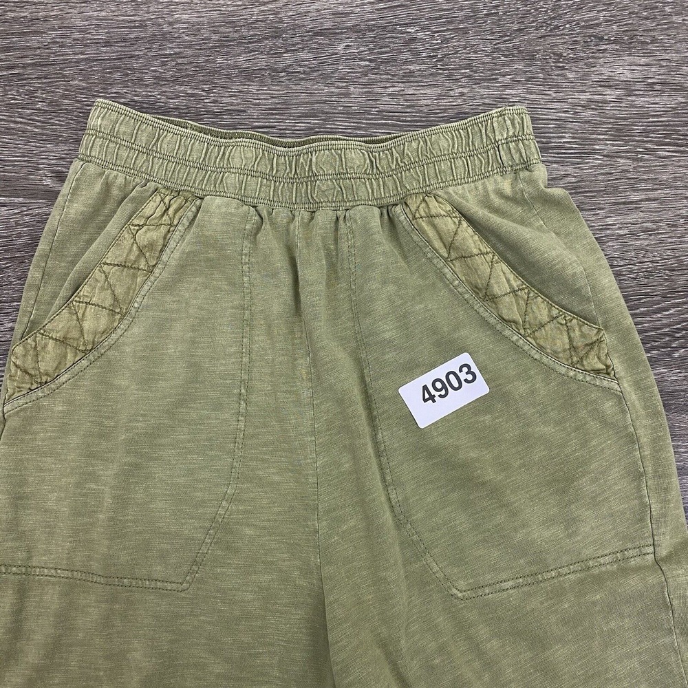Daily Practice Anthropologie Joggers Womens XS Green Drop Crotch Lounge Hi Rise - Picture 12 of 12